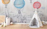 Floating Balloons in the Sky Wall Art
 B504