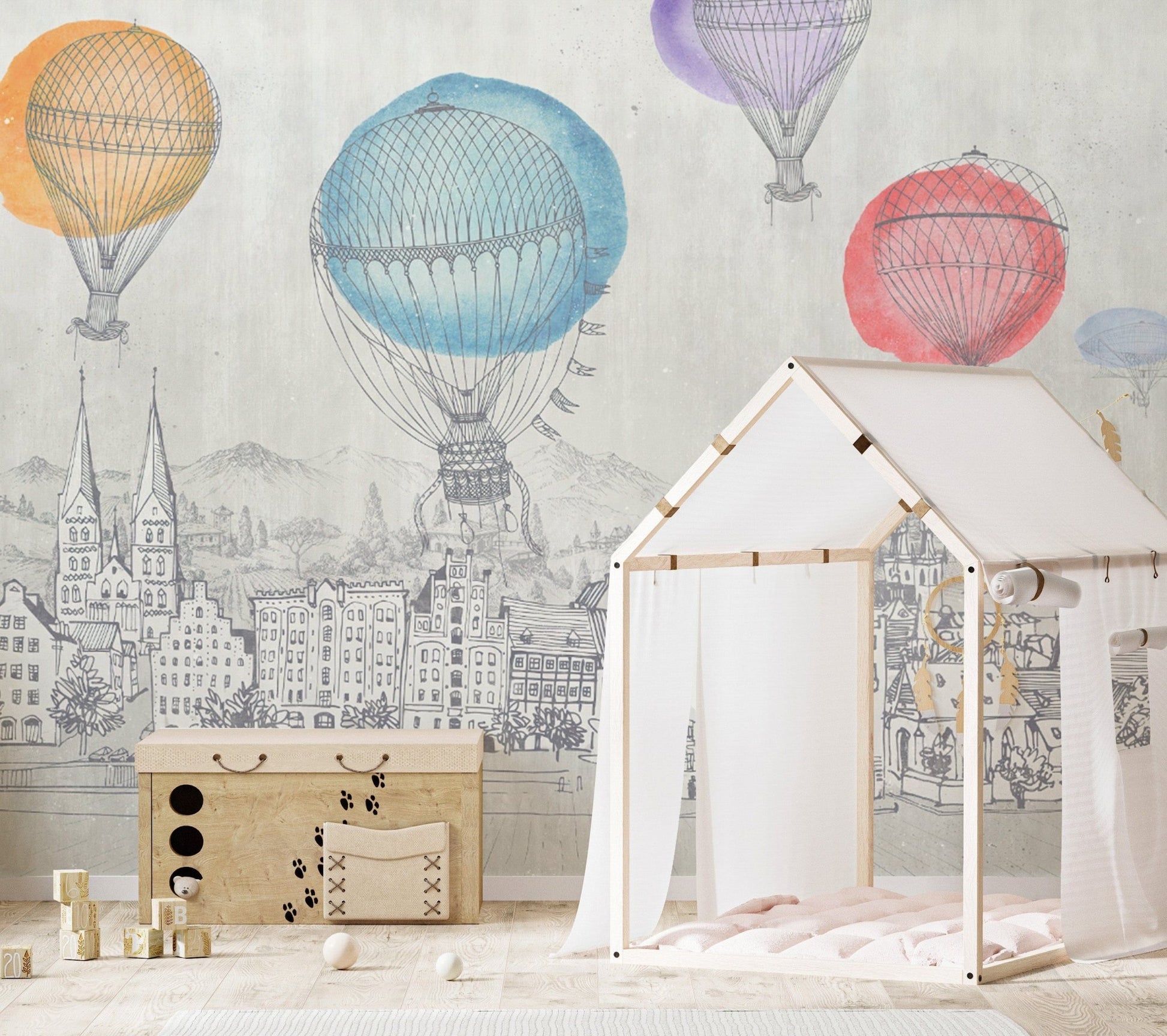 Magical Balloon Adventure in the Clouds
 B504