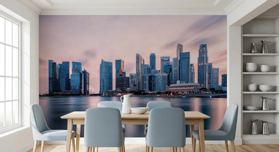 Skyscrapers at Twilight Wall Mural GD8380