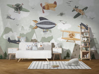 Skyward Adventure Wall Mural - Giffywalls, C126