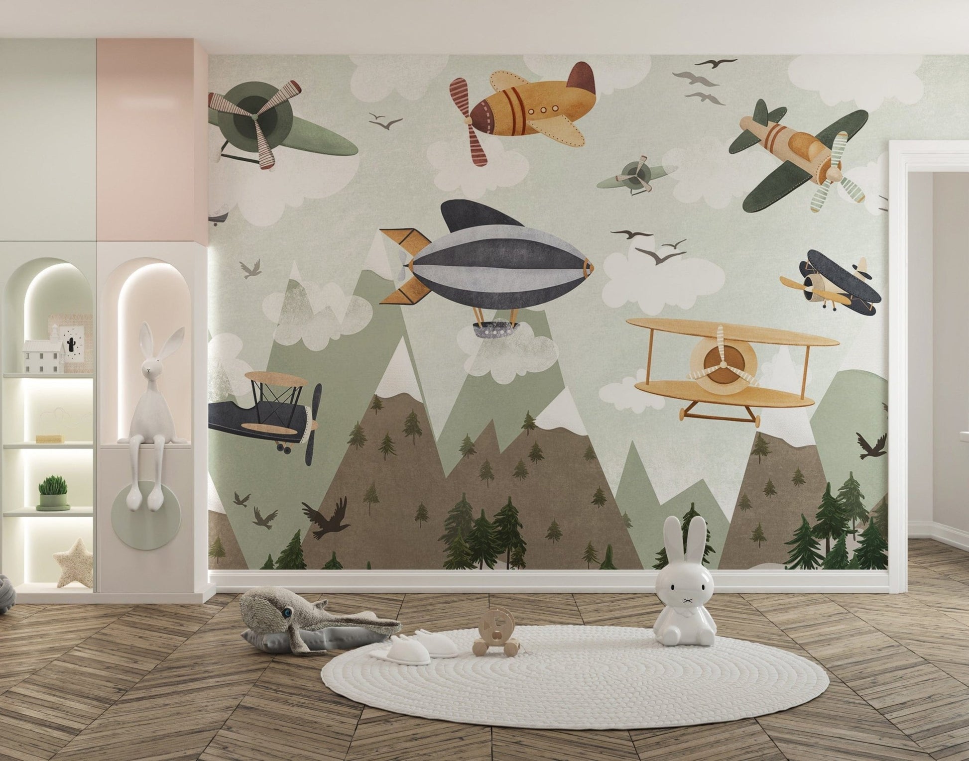 Skyward Adventure Wall Mural - Giffywalls, C126