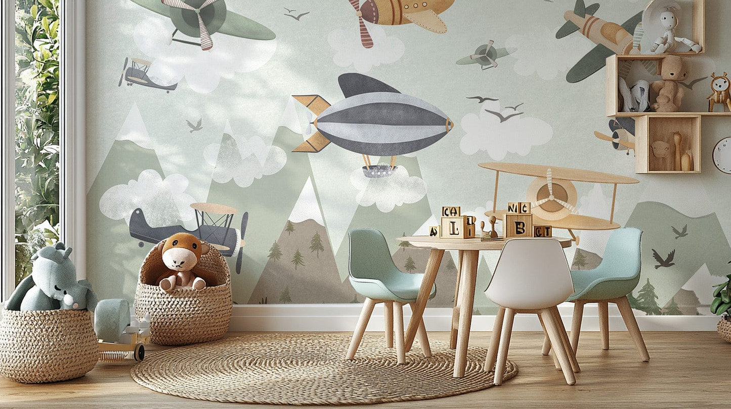Skyward Adventure Wall Mural - Giffywalls, C126
