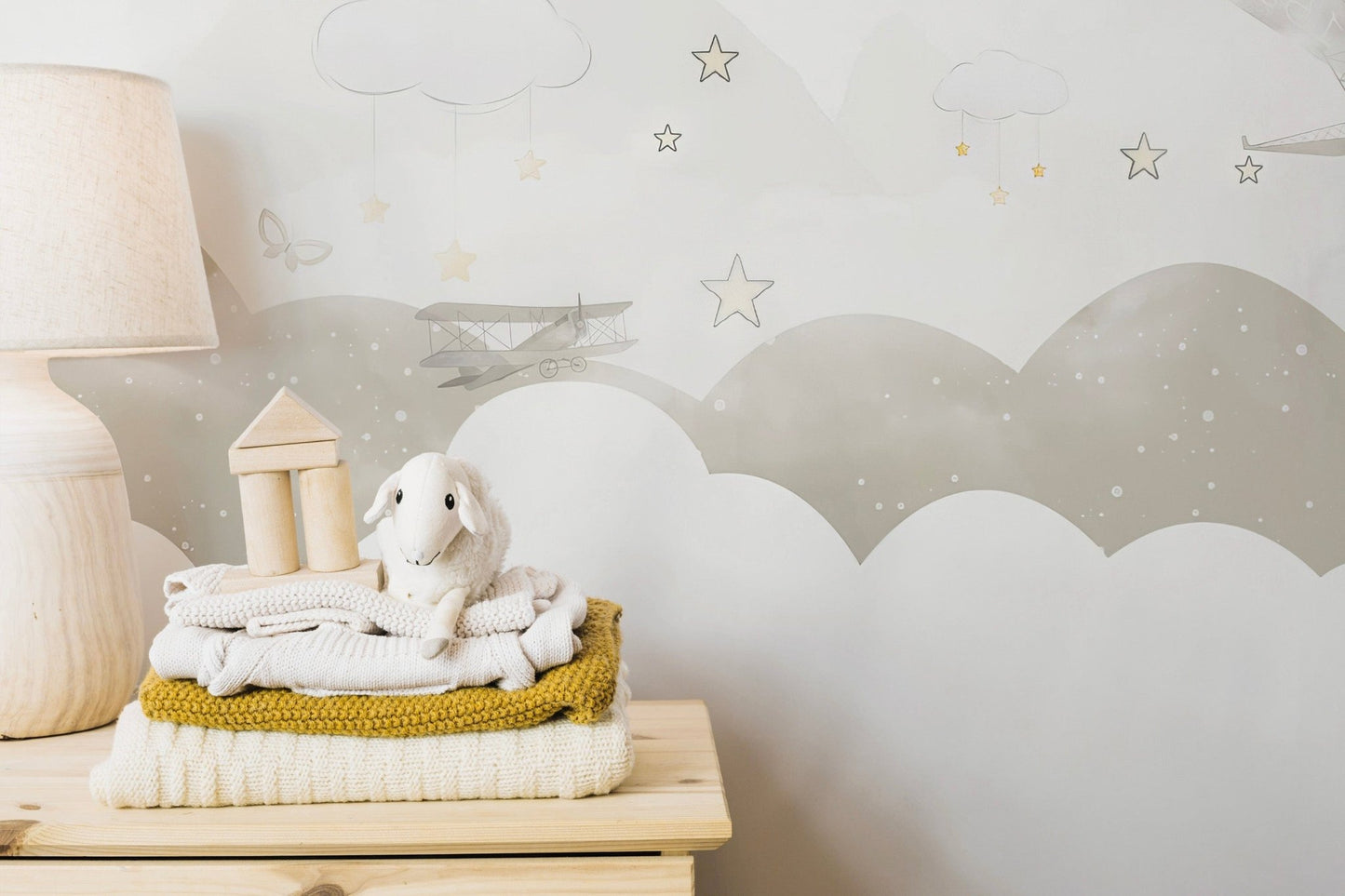 Skyward Fantasies Wallpaper for adventurous play areas