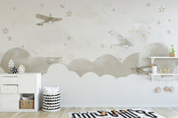 Kids' room magic with Skyward Fantasies Wallpaper