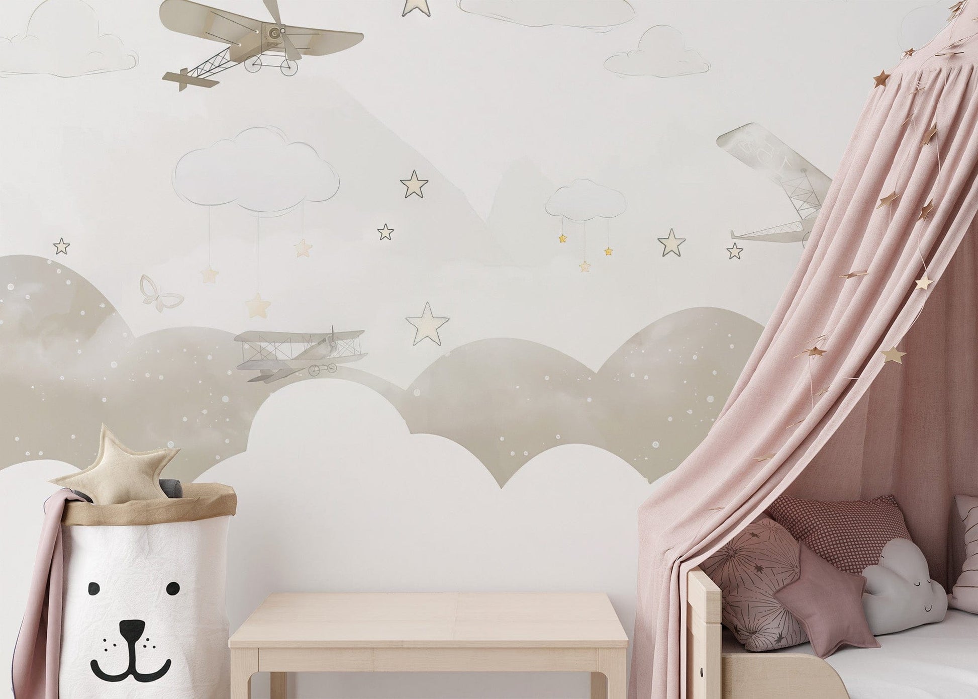 Skyward Fantasies Wall Mural - Giffywalls