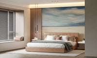 A calming abstract design wallpaper mural that defines a space., GD5749