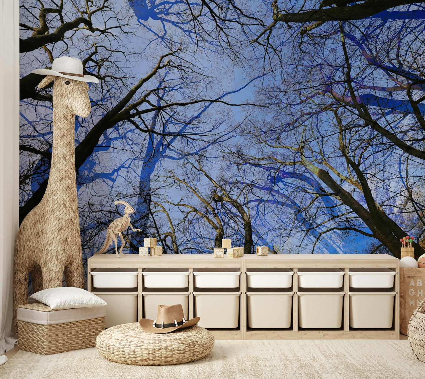 Suitable for a modern, eclectic, or artistic interior.
