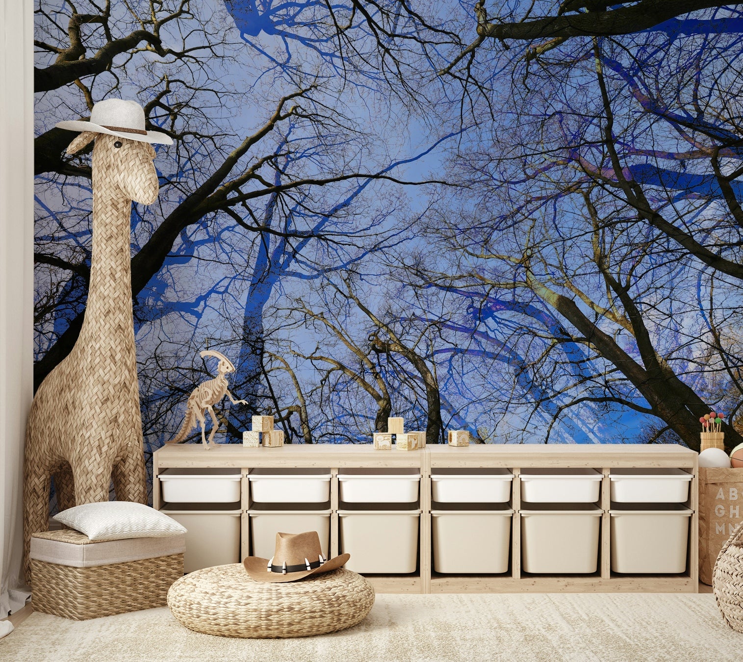 Suitable for a modern, eclectic, or artistic interior.
