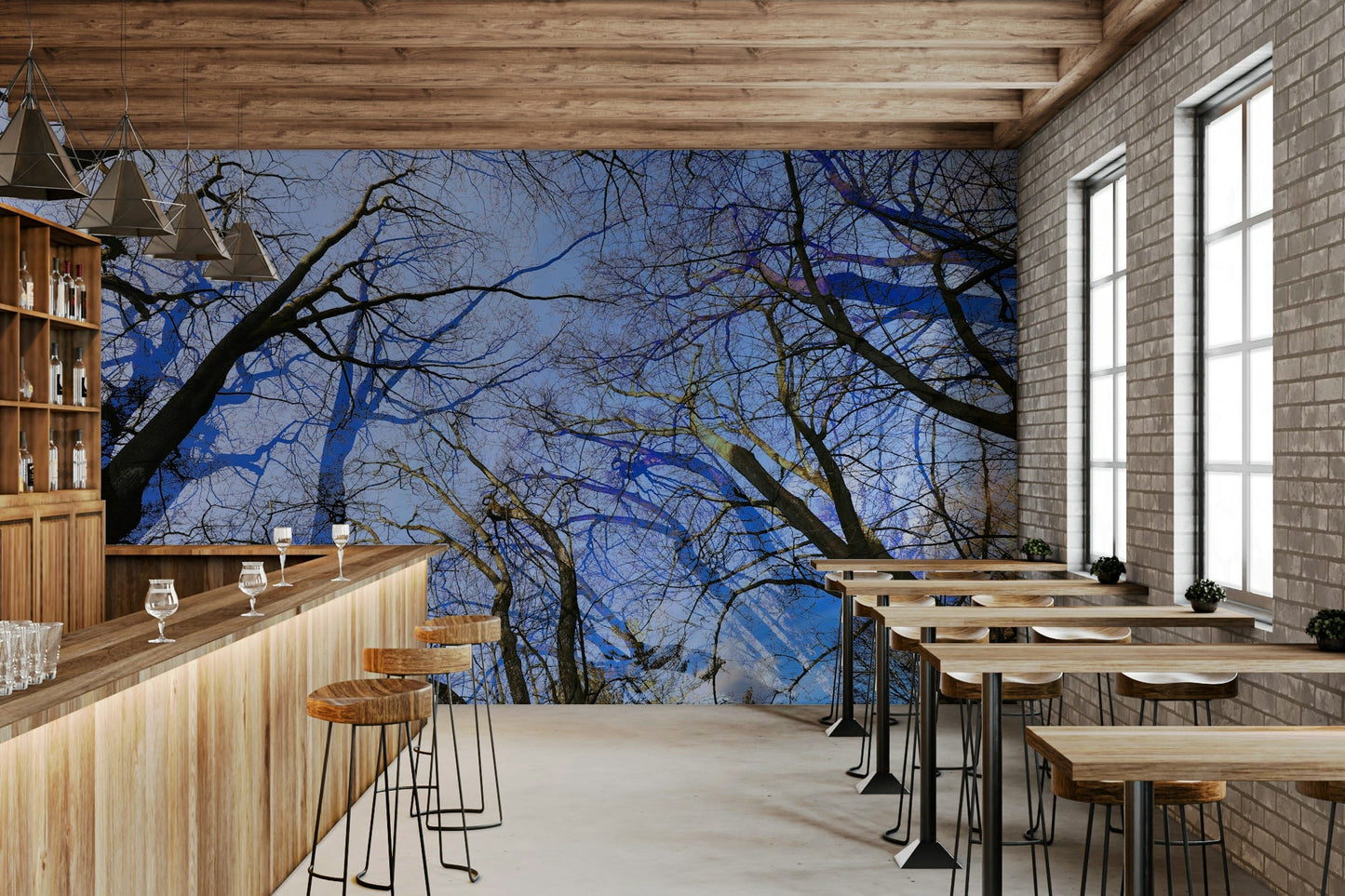 The design is abstract, with dynamic forms and possibly blurred or stylized elements.
