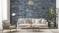 Grey rock texture wallpaper
