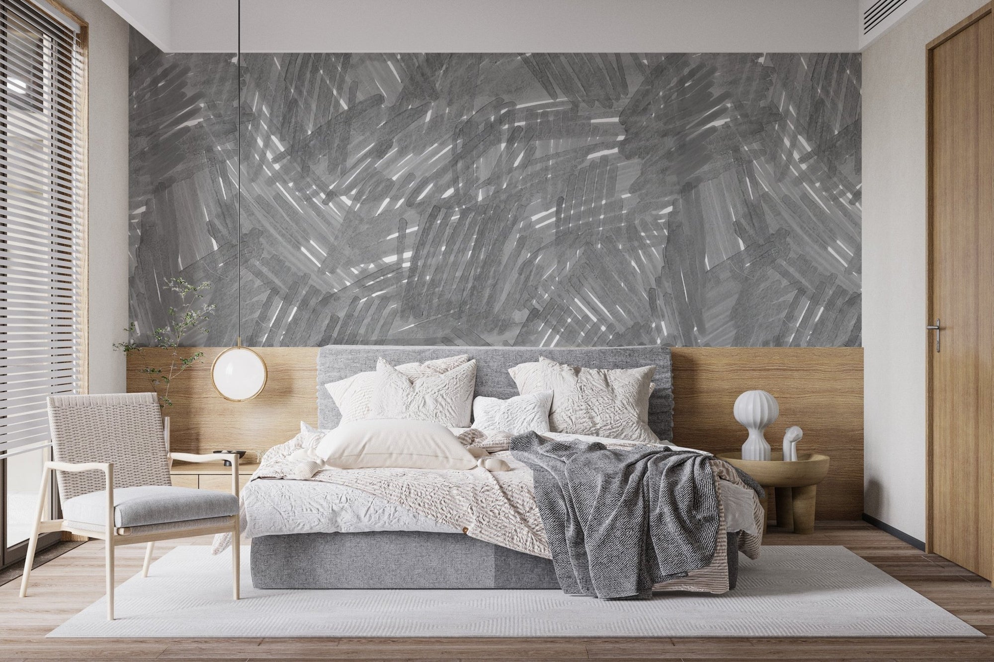 Slate Whispers Artistic Wallpaper Mural C398
