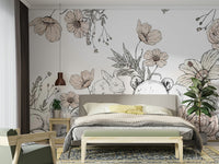 Peaceful forest wall mural for bedrooms GD052

