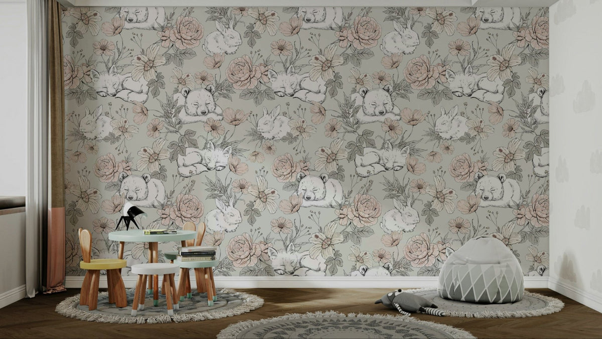 Sleeping Woodland Sage Green GD068