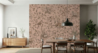 Pattern showcasing a foggy forest in Sleepy Hollow Wall Mural