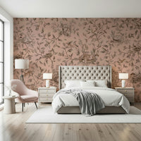 Muted watercolor tones of the Sleepy Hollow Wall Mural