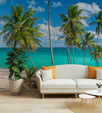 Paradise island view wall art
