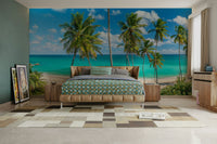 Exotic beach paradise wallpaper
