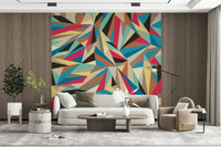 A beautiful modern art wall mural for a living room., GD5352