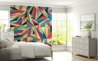 A contemplative fluid design wallpaper mural for a feature wall., GD5352