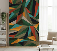 A classic abstract design wallpaper for walls.