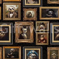 Various sloth poses and details.