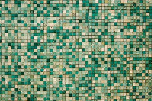 Faux Mosaic Wall Mural
