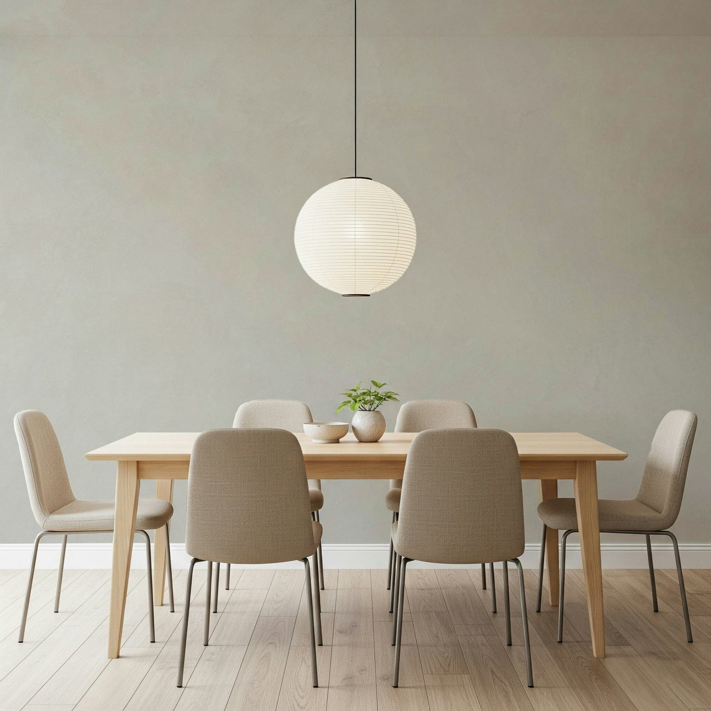 Bathroom accent wall using the serene Smooth Stone Texture wallpaper.