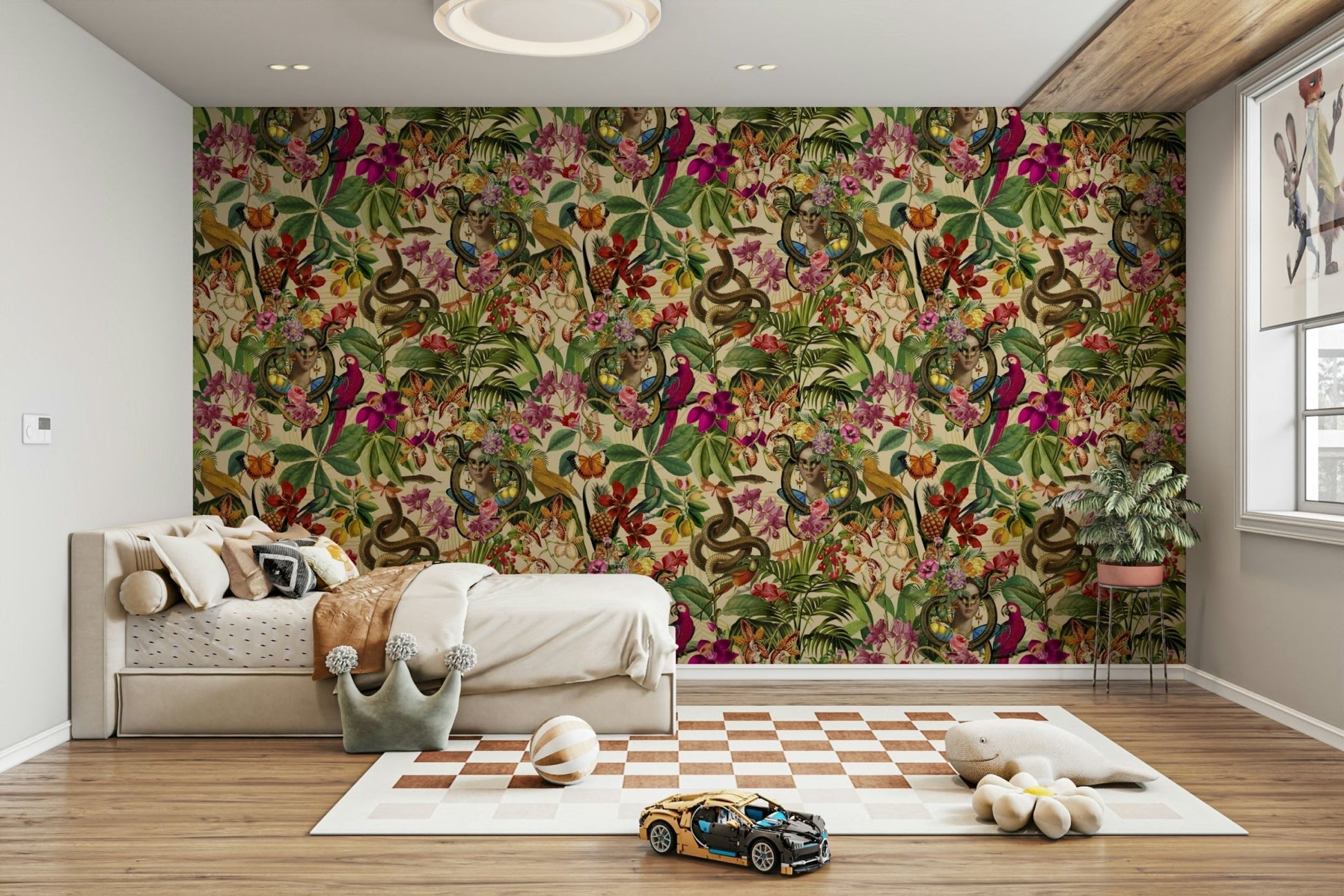 Eclectic mural wallpaper for creative interiors, GD2609