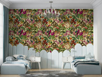 Classical motifs and nature mural wallpaper, GD2609