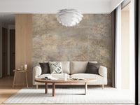 An artistic soft focus mural on luxury wallpaper.