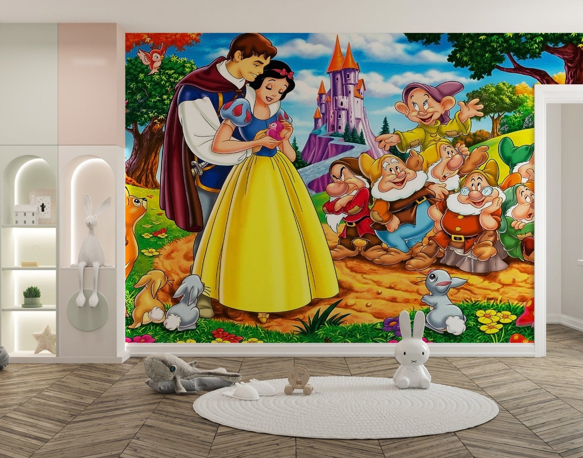 Magical Snow White saga wallpaper for fairytale walls
