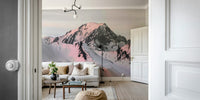Experience the beauty of snow-covered mountains indoors., GD1834