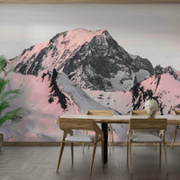 Majestic snowcapped peaks on your wall mural design., GD1834