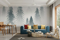 Snowing Forest