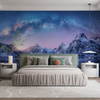 Snowy Mountain Landscape Wall Murals A223