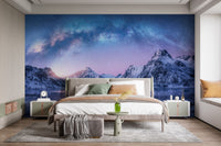 Snowy Mountain Landscape Wall Murals A223