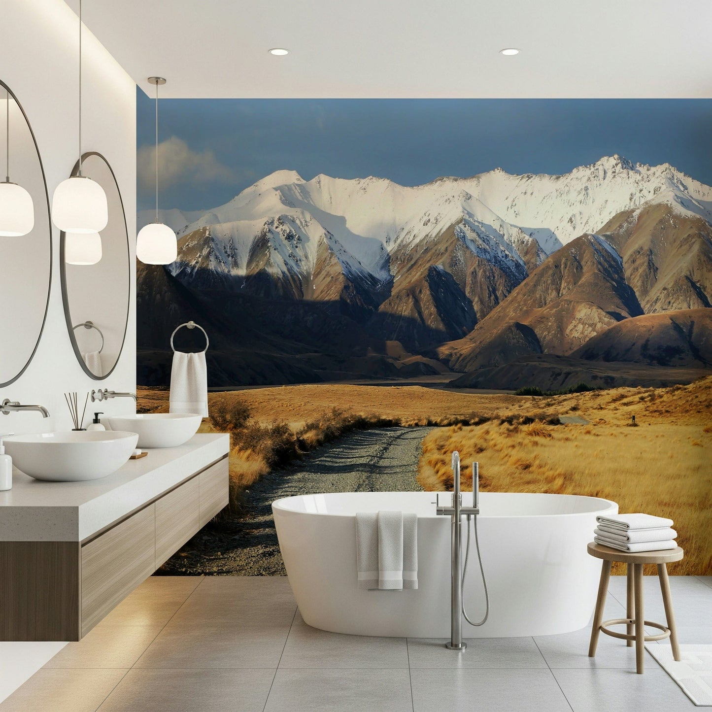 An artistic nature inspired mural for home decor., GD5789
