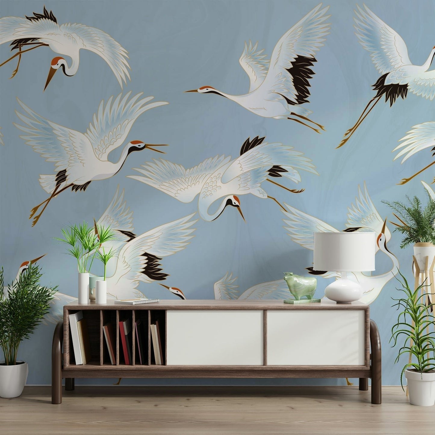 The overall mood is quiet and serene.

