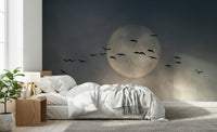 A classic abstract design wallpaper for walls.