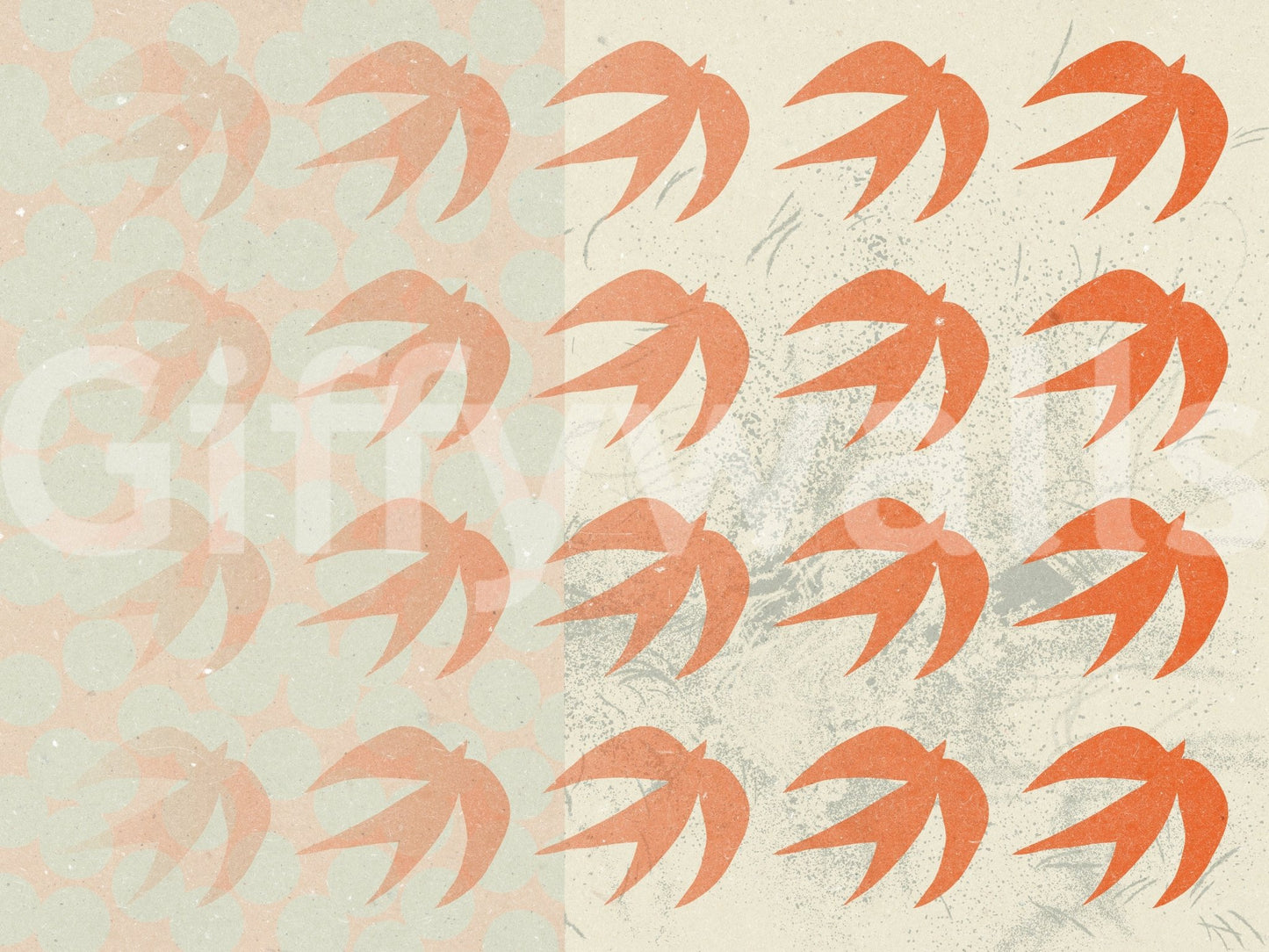 A high-quality serene bird wall mural for walls.

