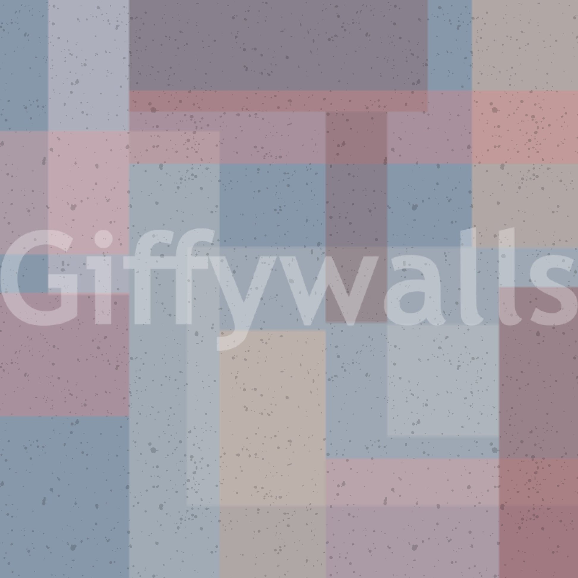 Fugacious chromatic Soft Block Geometry wallpaper tableau.