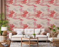 Abstract blush wallpaper featuring Soft Blush Flow smooth gradient texture, GD9261
