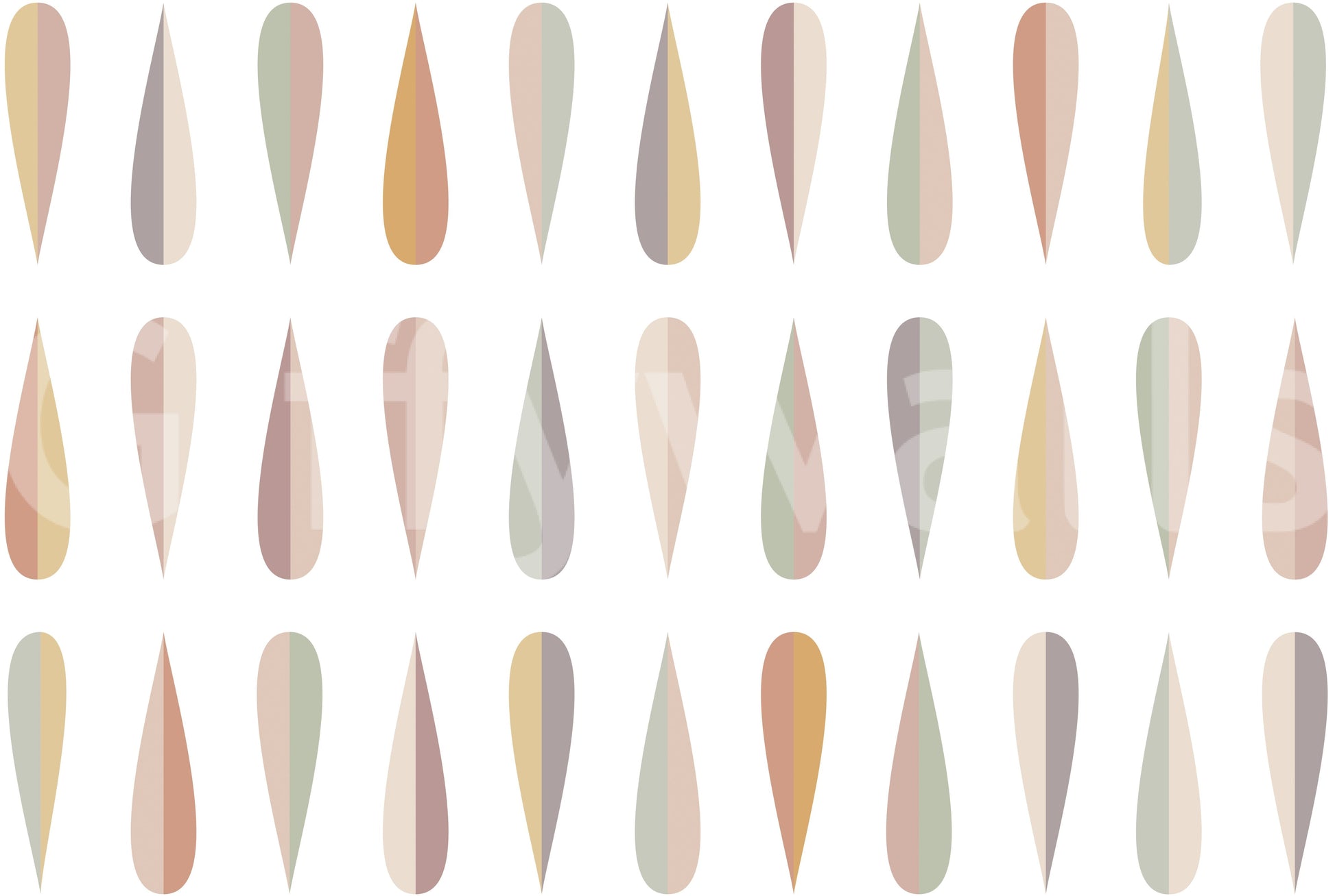 The design is non-realistic and interpretive.

