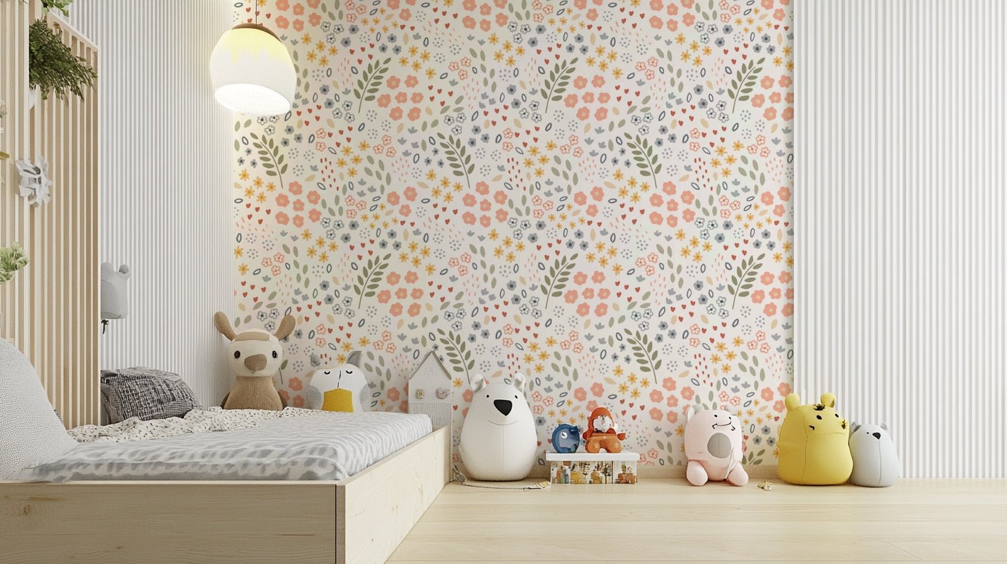 Soft Floral Dreams wallpaper for a tranquil home, GD1811