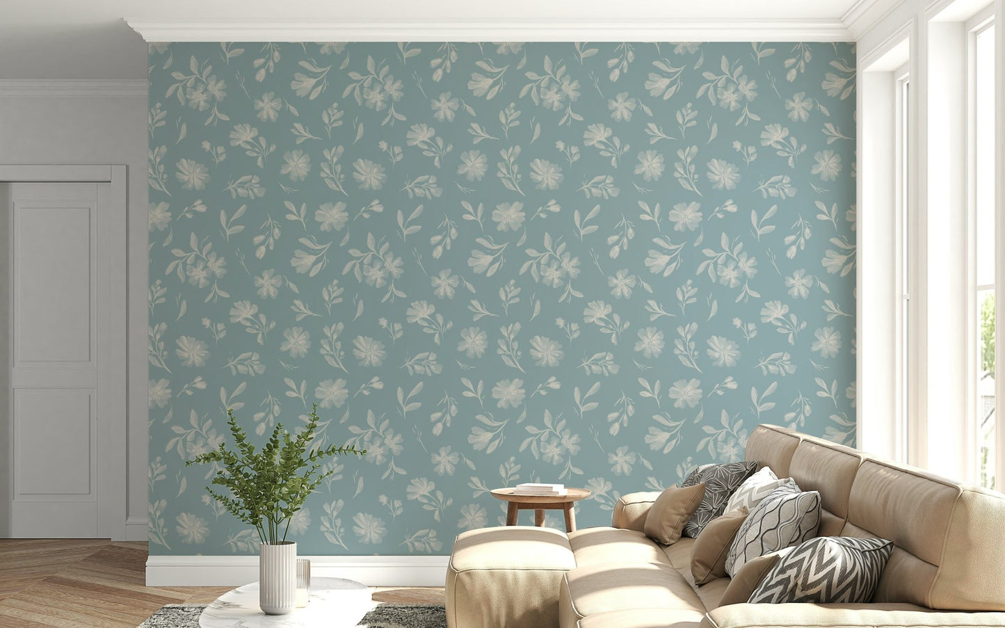 Soft Floral Whisper Wallpaper⁠