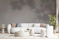 Soft Foliage Haze Wall Mural for a serene office space.
