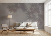 Soft Foliage Haze Wall Mural for contemporary interiors.