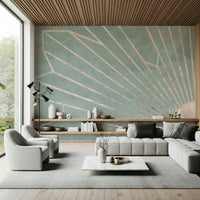 Soft Geo Sunrise Wall Mural -2464593