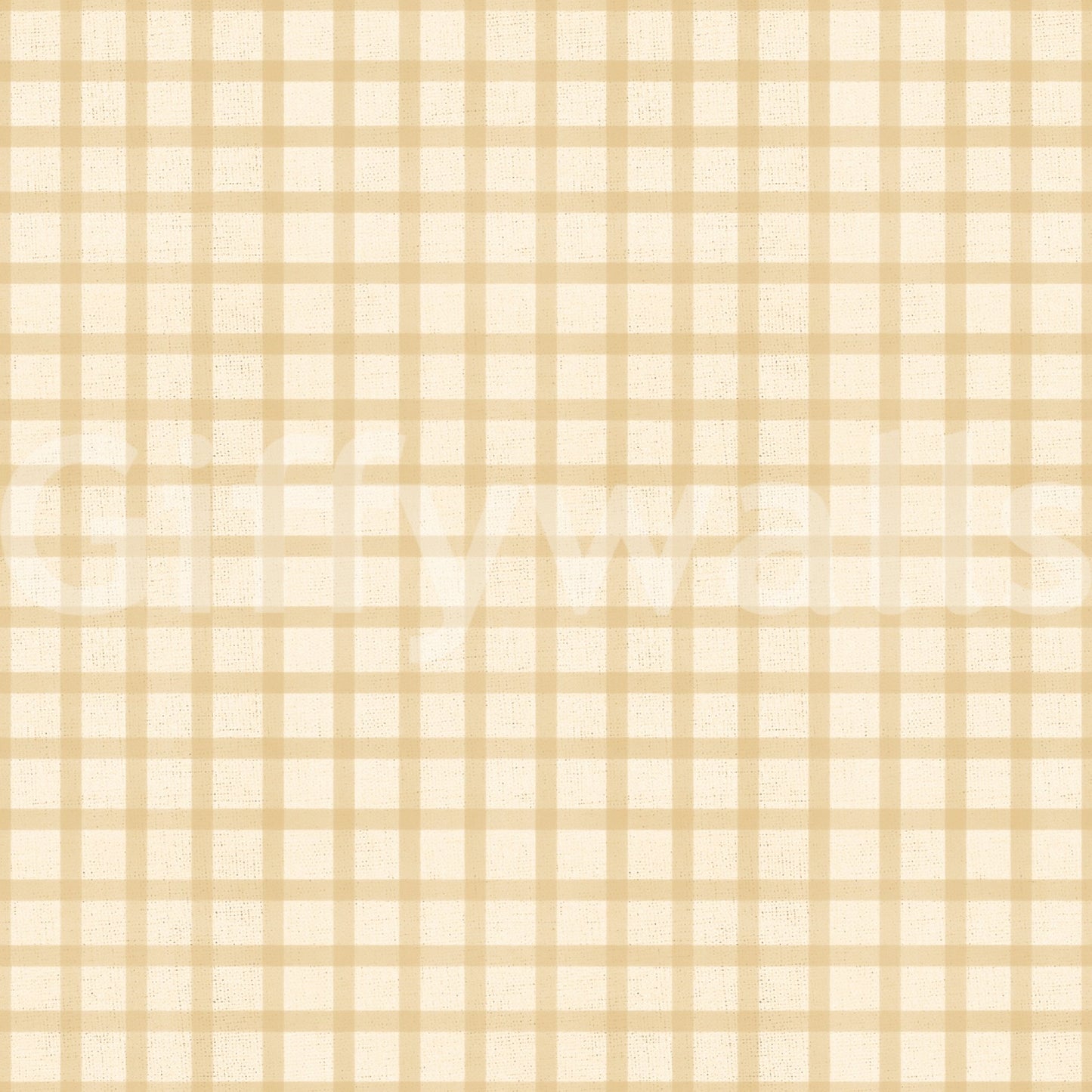 Neutral plaid pattern brings a timeless look to Soft Gingham On Canvas Wallpaper ⁠GD9213