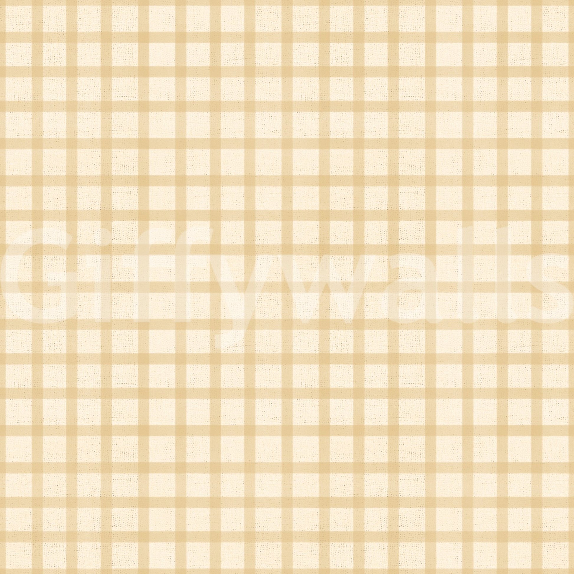 Neutral plaid pattern brings a timeless look to Soft Gingham On Canvas Wallpaper ⁠GD9213